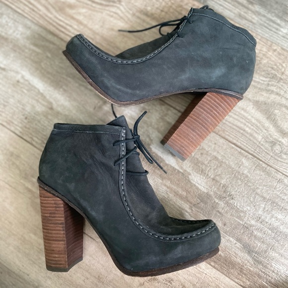 Dolce Vita Jada suede gray heel booties Sz 9.5 - Picture 4 of 12